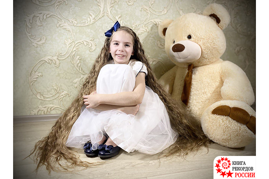 Самые длинные волосы в 7 лет в России