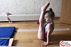 Силовой выход в стойку (спичаг) на полу из высокого угла ноги вместе в наименьшем возрасте в России