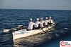 Наименьшее время преодоления расстояния на гребной лодке от морского порта Трабзон до морского порта Сочи