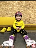 Катание на роликовых коньках в наименьшем возрасте в России (девочки, 1 год)