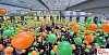 Наибольшее количество брендированных воздушных шаров, запущенных сотрудниками одной организации в нескольких локациях одновременно, в России